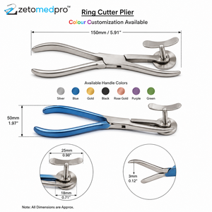 Pince coupante pour anneaux en acier inoxydable, outil de fabrication de bijoux pour la découpe de pierres précieuses, DIY ZETOMEDPRO - Product Image 3