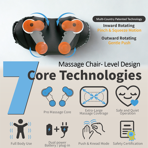 Masseur de cou en plein air avec vibration silencieuse - Product Image 4