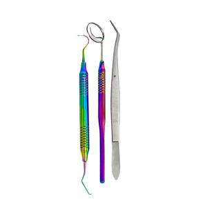 Ensemble d'outils orthodontiques de qualité supérieure, manuels, en acier inoxydable allemand, réutilisables, pour examen dentaire, 3 pièces - Product Image 4