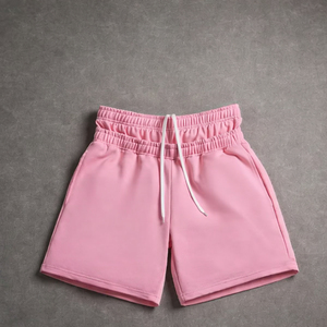 Pantalones Cortos Tejidos de Algodón 100% con Doble Cintura, Estilo Casual Urbano, Lavado Ácido y Pedrería para Hombre - Product Image 5