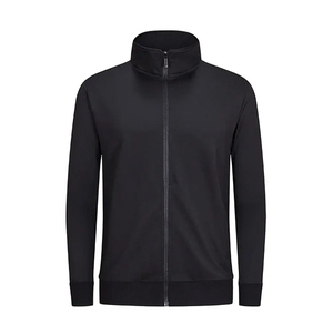 Veste de sport fitness en toile à col montant, édition haut de gamme très demandée, respirante, coupe-vent, fermeture éclair frontale, logo, faible MOQ - Product Image 2