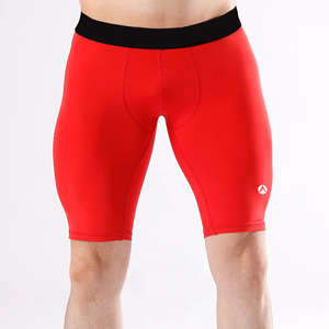 Shorts de compresión de marca privada a precio mayorista, shorts con cintura elástica hechos a medida - Product Image 1