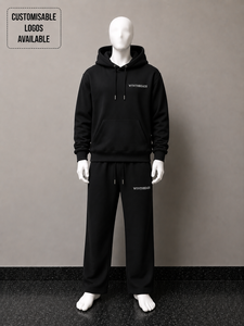 Ensemble 2 pièces personnalisé en molleton épais 350GSM 400GSM 450GSM unisexe, sweat à capuche et pantalon oversize pour homme - Product Image 3