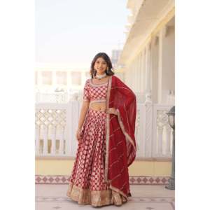 Ropa De Boda Lehenga Choli Con Duppta - Product Image 5