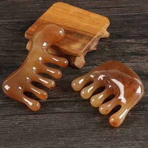Elegante peine de masaje de resina para desenredar el cabello y proporcionar una experiencia cómoda de masaje del cuero cabelludo - Product Image 3