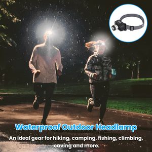 Waterproof Outdoor Zoomable LED Headlamp with 3 <b>Lighting</b> Modes Emergency Flashlight <b>Motion</b> <b>Sensor</b> 3 <b>Lighting</b> Modes - Product Image 4