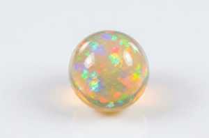 Opale d'Éthiopie naturelle, pierre précieuse en vrac, taille ovale, jeu de couleurs, base blanche, pour la fabrication de bijoux - Product Image 4