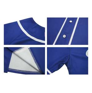 Men High Quality Baseball Jersey Custom Breathable Heat-Transfer Baseball Shirt 100% Polyester Plus Size - Product Image 5