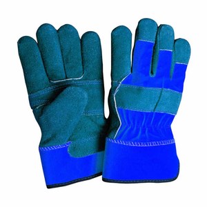 Guantes de Trabajo de Cuero Vacuno de Primera Calidad, con Palma Reforzada, Suaves y Cómodos, Resistentes, para Construcción - Product Image 5