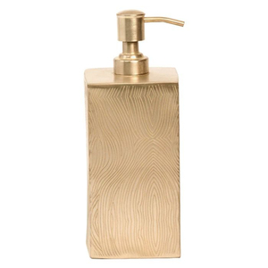 Distributeur de savon de luxe en acier inoxydable et nacre, flacon pompe à lotion métallique rechargeable avec accent mosaïque coquillage pour hôtel - Product Image 5