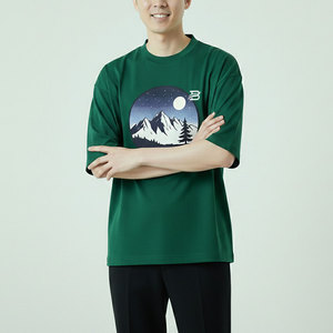 เสื้อยืดทรงบ็อกซี่สไตล์เฉพาะตัวสั่งทำพิเศษสำหรับผู้ชาย คุณภาพดี พิมพ์โลโก้ตามสั่ง เสื้อยืดแขนสั้นทรงบ็อกซี่สำหรับผู้ชาย - Product Image 4
