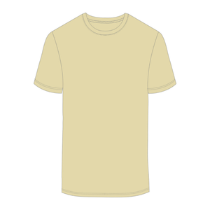 Camiseta Premium para Hombre, 100% Algodón, 230g, Color Beige, Bordada, Cómoda, Informal, Estilo Urbano, Suave y Transpirable - Product Image 4