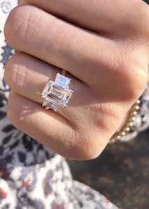 Anillo de Calavera de Plata de Ley 925 con Diamantes VVS Brillantes, Estilo Hip Hop de Alta Gama, para Hombres, para Fiestas o Uso Diario - Product Image 2