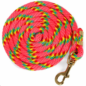 Correa para caballo de algodón puro personalizada, gruesa, con gancho y cadena dorados/plateados, cuerda para caballo que no daña y accesorios. - Product Image 5