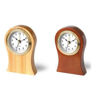 Reloj de Pared Grande de Madera, Decoración para el Hogar de Estilo Natural, Reloj de Mesa Circular de Madera para Sala de Estar - Product Image 1