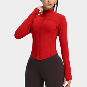 Hot New <b>Yoga</b> Clothes <b>Jacket</b> Women Hooded Slim Run Sports Top Zipper Opening <b>Yoga</b> <b>Jackets</b> Fast Dry Long Sleeve Fitness Clothing - Product Image 1
