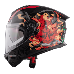 ROC CASQUE R11 Avancé ABS Fullface Moto Casque XL Taille Double Visière Rétro Vintage Style Usine Vente Neuf État 2025 - Product Image 2