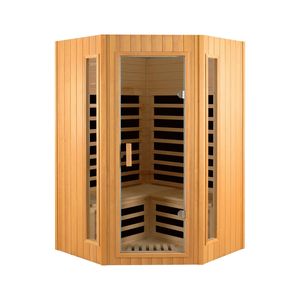 Sauna Interior de Infrarrojos Lejanos para Dos Personas, Fabricada con Madera de Hemlock - Product Image 6