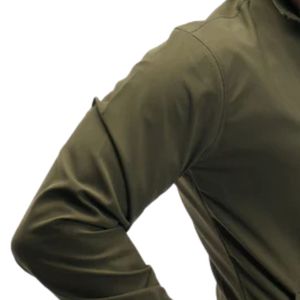 Veste de sport légère, athlétique, pour la course à pied et l'entraînement, coupe-vent zippé, vêtements de sport pour hommes et femmes, fitness en plein air, olive - Product Image 3