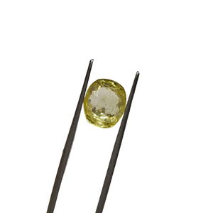 Zafiro Amarillo de Alta Calidad de 7.40 ct, Forma Ovalada, Gema Natural para Joyería al por Mayor - Product Image 1