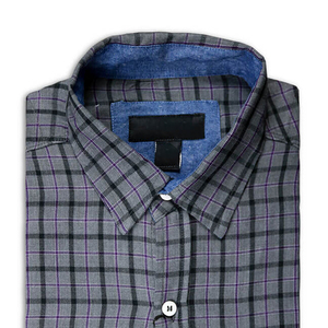 Chemises habillées pour hommes à manches longues, rayées et à carreaux, de qualité supérieure, en tissu Oxford, pour usage professionnel et décontracté, vente en gros directe usine - Product Image 6