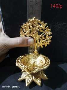 <b>Golden</b> <b>Tree</b> Sculpture Wood Handmade Art Deco Eco-Friendly Lightweight Home Decor Indoor Tabletop Living Room Art Piece - Product Image 5