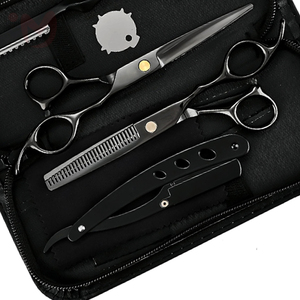 Kit de ciseaux de coiffure et de ciseaux à effiler en acier inoxydable, outil professionnel de haute qualité et durable pour salon de coiffure - Product Image 3