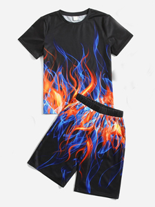 Popular Summer 2026 Wholesale <b>Kids</b> Clothes Sets Children Clothing Shorts Set <b>Kids</b> Girls Boys Set Clothing 2pcs - Product Image 6