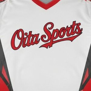 Conjunto de Uniforme de Lacrosse Sublimado Blanco y Rojo Unisex, Ropa Deportiva Ligera de Poliéster para Equipos Deportivos - Product Image 5