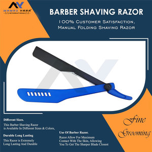 Barber Shaving Razors Fully Customizable Straight Edge Razor Replaceable Blade <b>Slide</b> Out OEM Branding Custom Color Men - Product Image 4