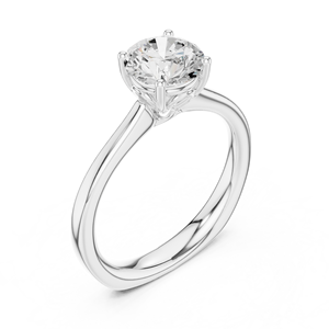 Abalorios 10K Moissanite y anillo CZ en plata para uso diario - Product Image 6