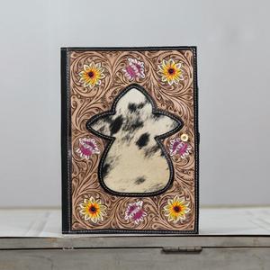 New Custom Top Quality Genuine Leather Business Planner <b>Portfolio</b> Cowhide File <b>Folder</b> Document <b>Folder</b> Binder With Card Holder - Product Image 2