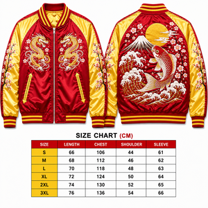 แจ็คเก็ตบอมเบอร์พรีเมียมสำหรับผู้ชายและผู้หญิง |   เสื้อผ้าสตรีทแวร์ฤดูหนาวแบบกลับด้านได้ ปักลายตามสั่ง คอตั้ง บุด้วยผ้าฝ้าย - Product Image 5