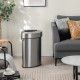 Smart 60L Stainless Steel Trash <b>Bin</b> with <b>Lid</b> Anti-Slip Bottom Corner Design - Product Image 6
