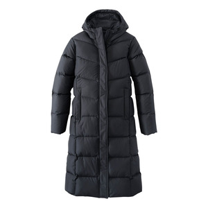 Ultra-Lightweight Women's Winter <b>Jacket</b> Long Korean Style Slim Fit Waterproof Over-the-Knee Hooded Coat <b>Plus</b> <b>Size</b> - Product Image 1