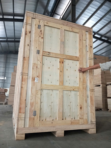 Factory Wholesale Heavy Duty Plywood with door <b>Storage</b> <b>Box</b> Industrial Wooden Vault Reusable OEM ODM Custom Logo - Product Image 3