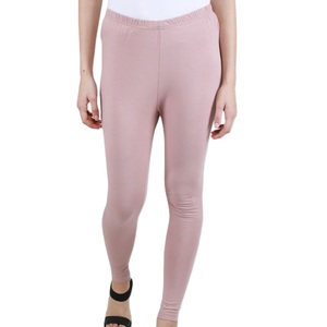 Women's Full Length Knitted Leggings Elastic Waist Stretch Solid Color Basic Style All Seasons Wear From Bangladesh - Product Image 3