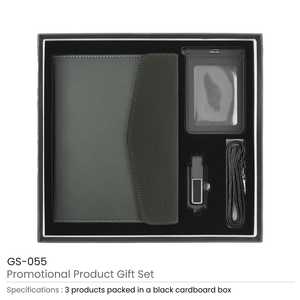 Boîte cadeau promotionnelle en carton noir avec coffrets cadeaux pour personnalisation - Product Image 3