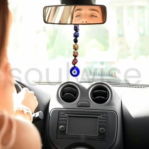 Décoration de porte et de voiture en cristal des sept chakras, certifiée - Product Image 2