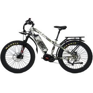 Vélo de chasse électrique à pneus larges 750W, batterie lithium 48V, tout-terrain, avec porte-bagages arrière et freins à disque hydrauliques - Product Image 1