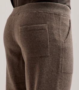 Pantalones Deportivos de Punto Marrón para Hombre PHANTOM IMPEX, Cintura Elástica con Cordón, Pantalones Casuales con Bolsillos Laterales, Cachemira de Peso Medio para Invierno - Product Image 6