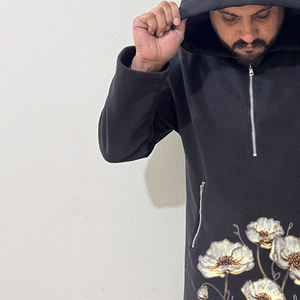 Suministro Directo de Fábrica, Sudaderas Modestas Largas para Hombre, Fabricación Pakistaní, Ropa Urbana, Sudadera 100% Algodón para Hombre en Venta - Product Image 4