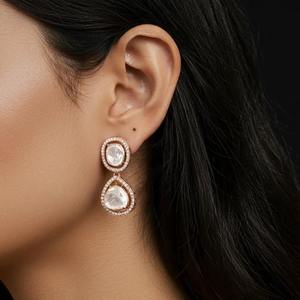 Conjunto de Collar y Pendientes de Diseño Gajaah, Plata de Ley 925 con Esmeralda, Joyería Fina de Plata Pura para Novias y Festividades para Mujer - Product Image 2