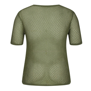 Breathable Men Mesh <b>Shirt</b> Fitness Workout Drop Shoulder Crew Neck Men Mesh <b>Shirt</b> With <b>Custom</b> <b>Design</b> And Size - Product Image 6
