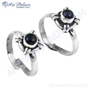 Anillos de dedo de plata con piedras preciosas de amatista de diseño famoso, joyería de plata de ley 925 - Product Image 1