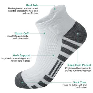 Calcetines Deportivos de Alto Rendimiento, Calcetines de Tobillo Ligeros Personalizables para Deportes, Ropa Deportiva con Logotipo Personalizado - Product Image 3