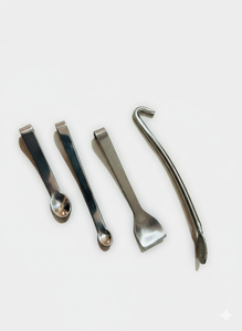 Stainless Steel Shilajit <b>Spoon</b> Long Handle Ayurvedic Resin Mixing Tool Shilajit <b>Measuring</b> <b>Spoon</b> Set - Product Image 2