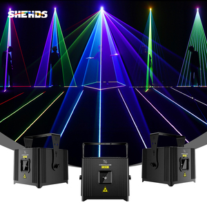 Proyector de Animación Láser RGB IP65 de 6W, Escáner DMX512 ILDA, Luz Láser para DJ, Discoteca, Festival al Aire Libre, CE - Product Image 6