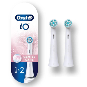 Têtes de brosse de rechange Oral-B iO Series Gentle Care pour brosse à dents électrique Oral-B, lot de 2, blanc - Product Image 2