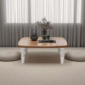 Table de sol domestique Table basse simple pliable <span class=keywords><strong>baie</strong></span> <span class=keywords><strong>vitrée</strong></span> bureau Installation gratuite lit de dortoir Table d'ordinateur - Product Image 6